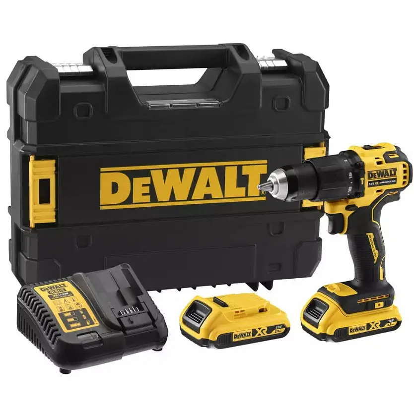 Дриль-шурупокрут акумуляторний DeWalt з АКБ та ЗП DCD709D2T - фото 2