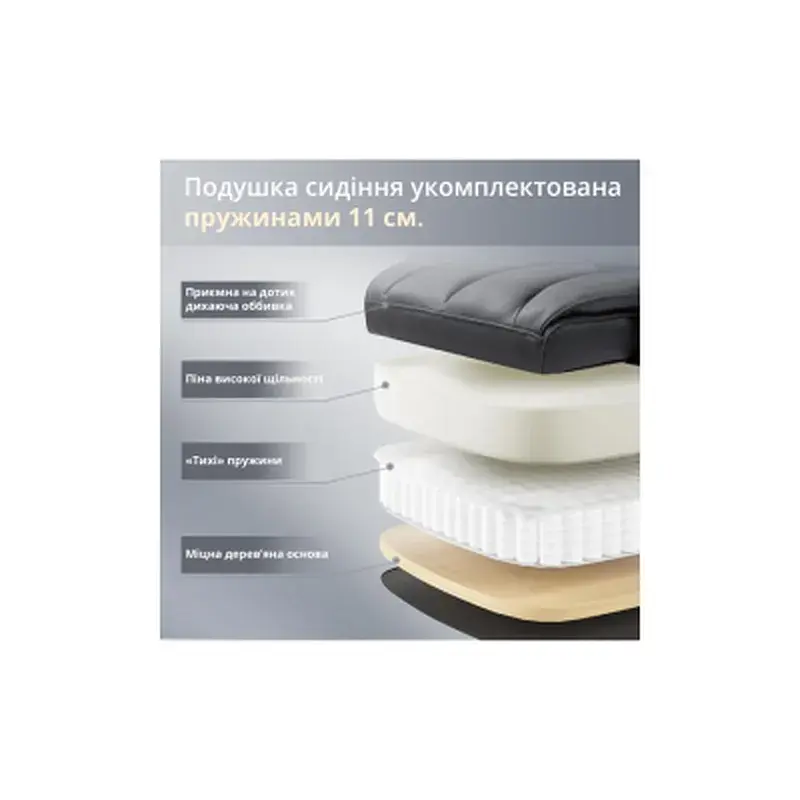 Офісне крісло GT Racer B-2511 Fabric Black - фото 4