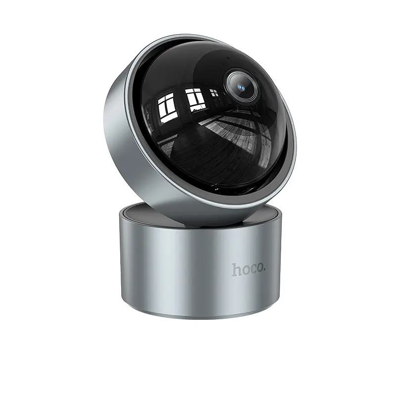 Камера видеонаблюдения Hoco D5 Indoor PTZ HD Silvery gray - фото 6