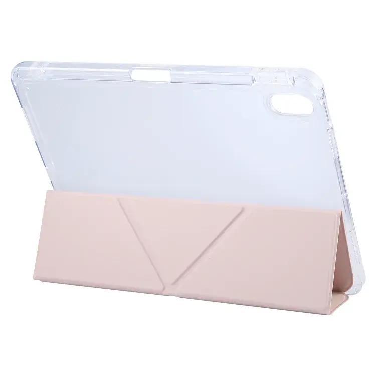 Чохол-книжка BeCover Ultra Slim Origami Transparent з кріпленням Apple для Apple iPad Mini 6 2021 Pink (712932) - фото 3