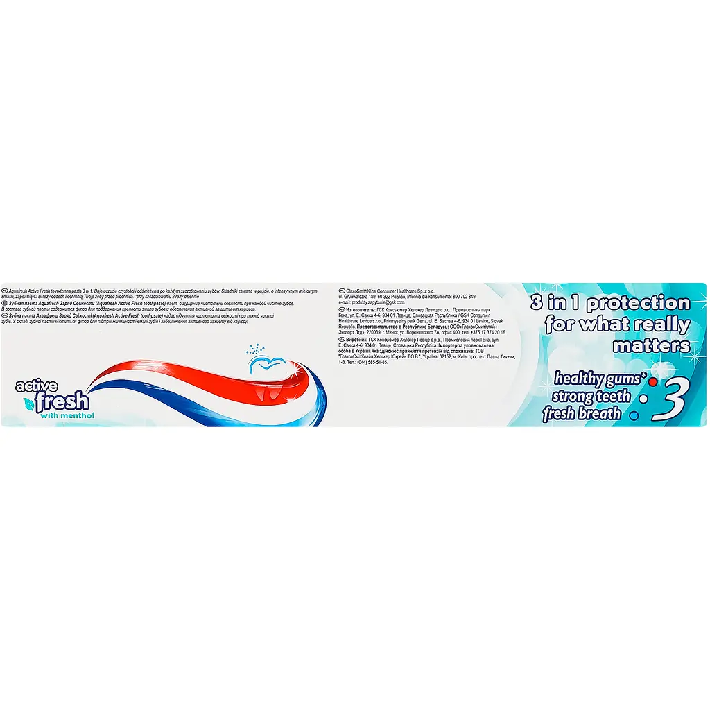 Зубна паста Aquafresh Заряд свіжості 125 мл - фото 4