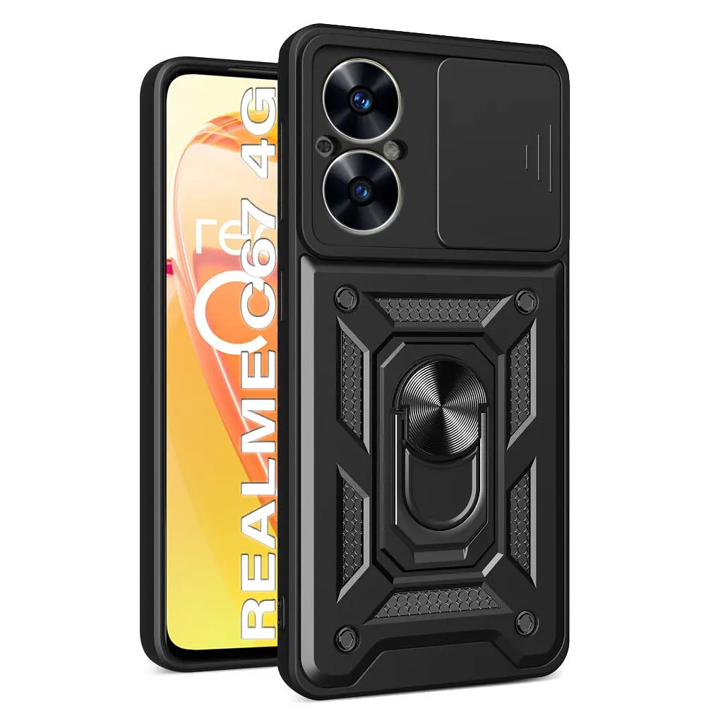 Чохол до мобільного телефона BeCover Military Realme C67 4G Black (710707) - фото 2