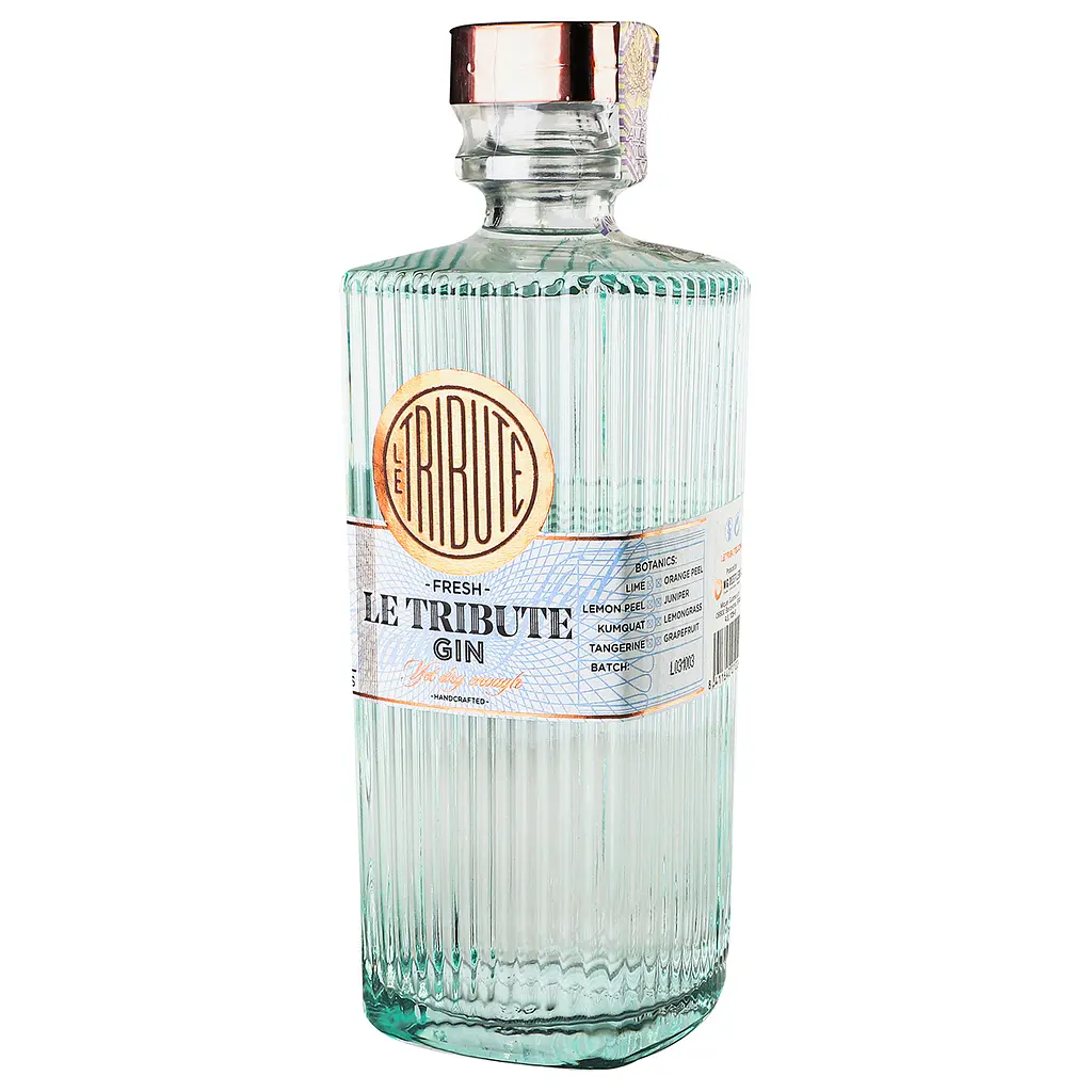 Джин Le Tribute Gin, 43% 0,7 л - фото 2