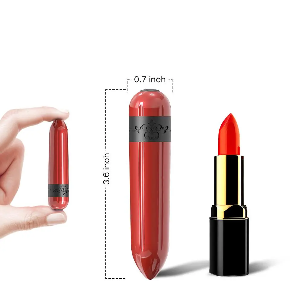 Вібратор Boss Series Rocket 9.1 см червоний - фото 3