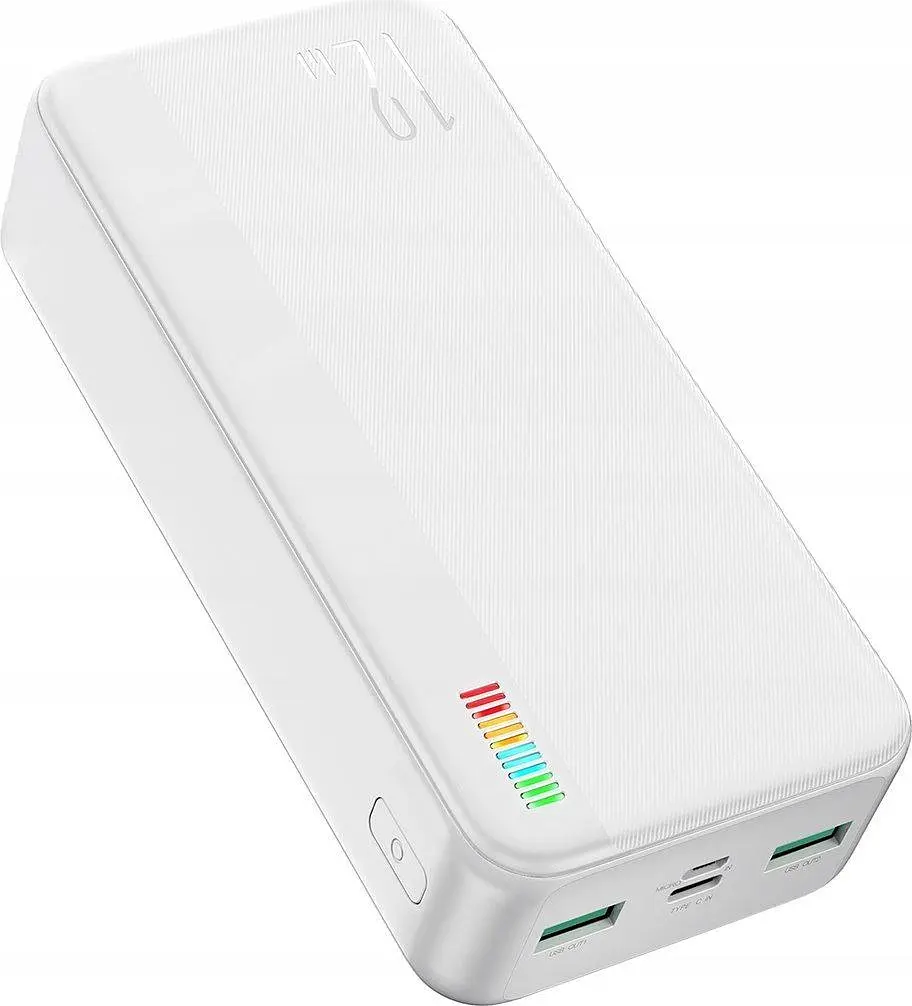 Універсальна мобільна батарея Power Bank Joyroom T-018 30000mAh (Білий) - фото 3