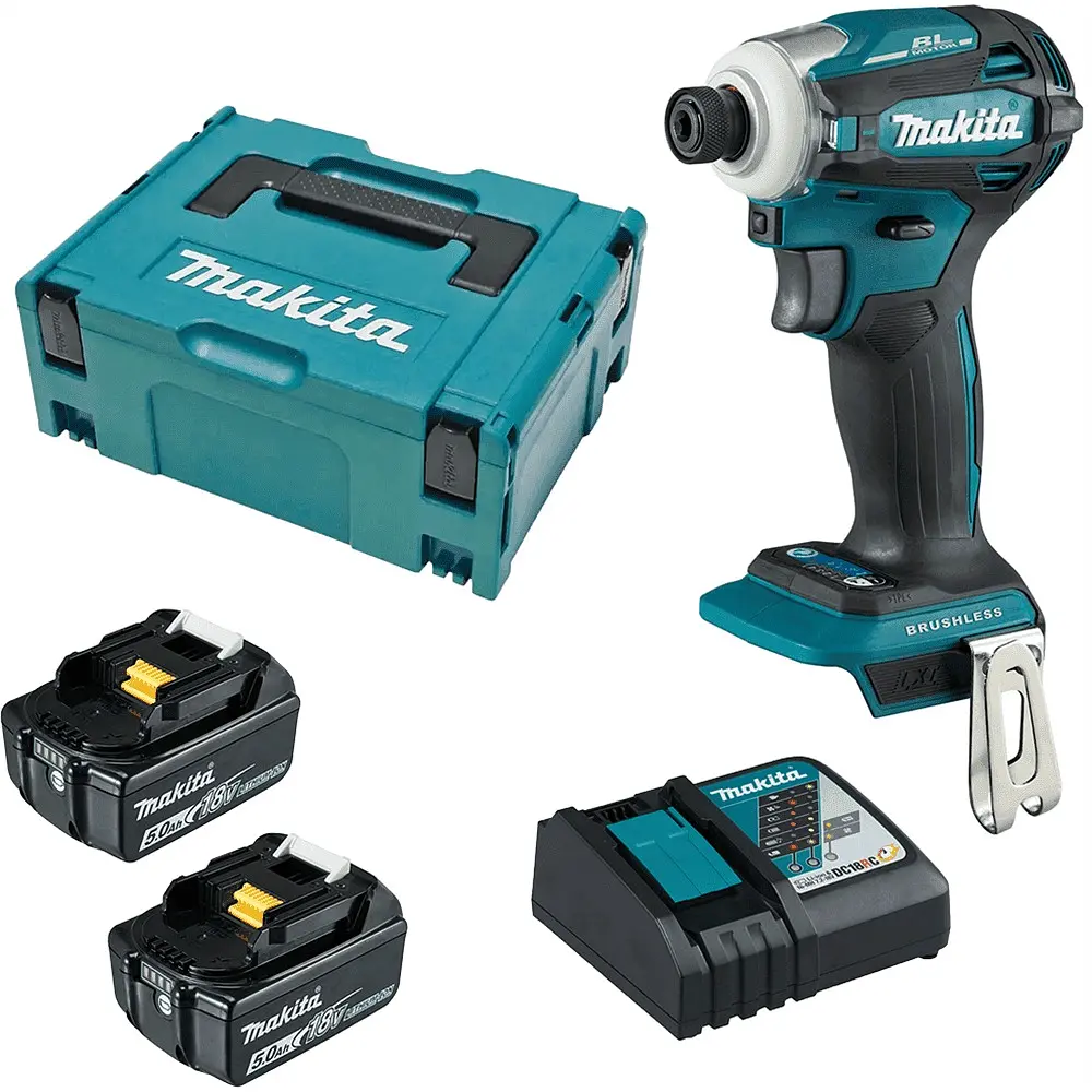 Гвинтокрут імпульсний акумуляторний Makita DTD172RTJ (180 Нм, 1/4", BL, LXT)