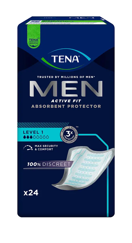 Урологічні прокладки для чоловіків Tena Men Active Fit Level 1, 24 шт. (7322541493053) - фото 2