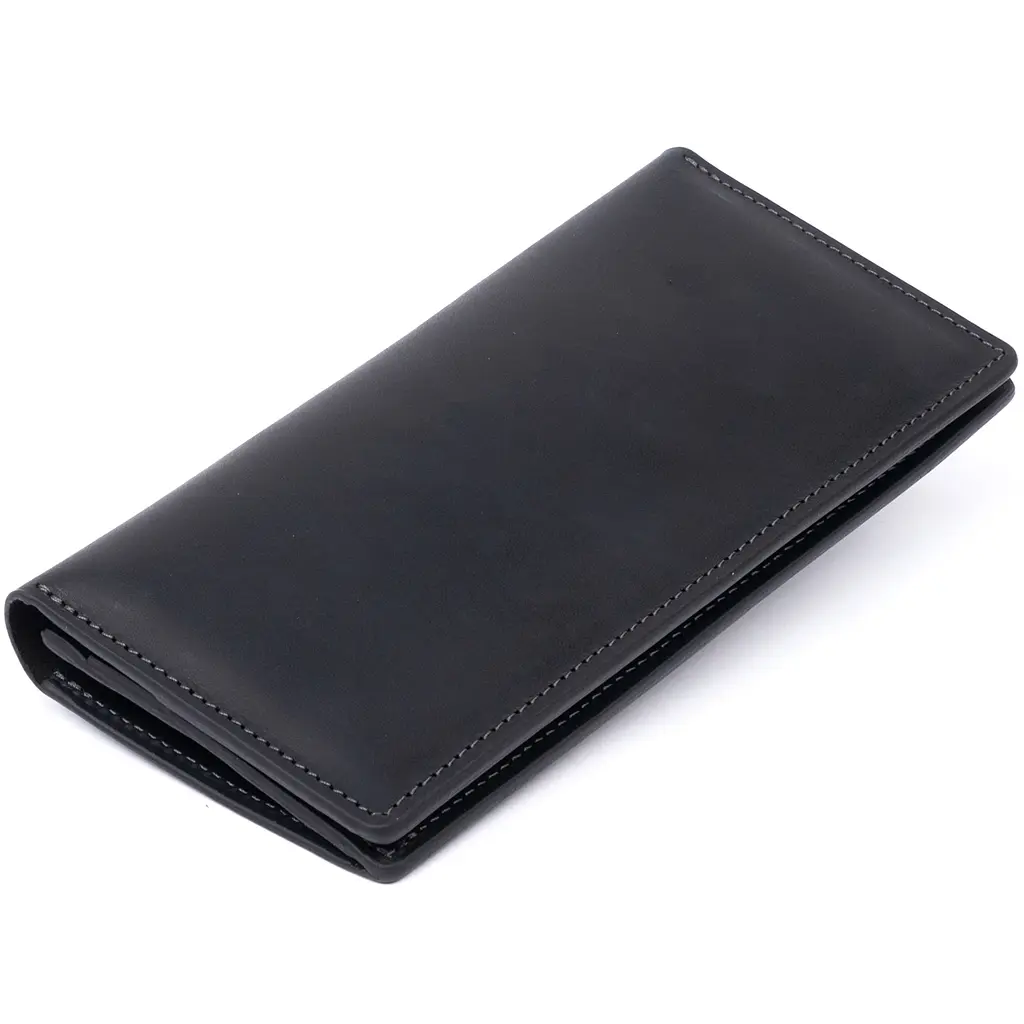 Мужской кожаный кошелек Grande Pelle 9.5х19.8х2 см acs0016022 - фото 2