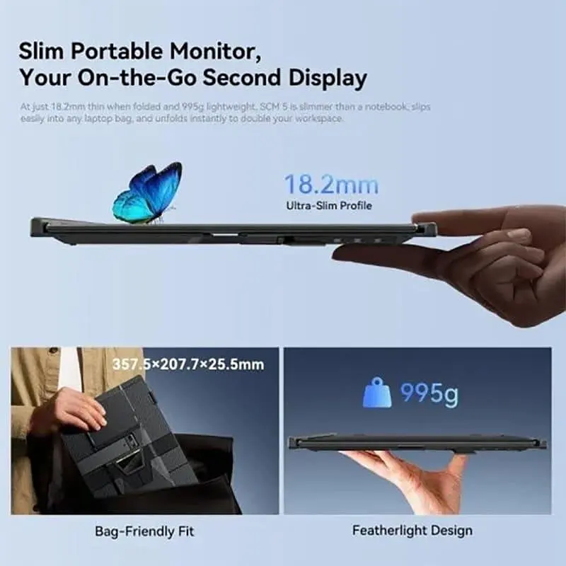 Монітор 14" Blackview SCM5 Single Screen (BVSCM5) 1920x1080 (FullHD) IPS 60 Hz - фото 13