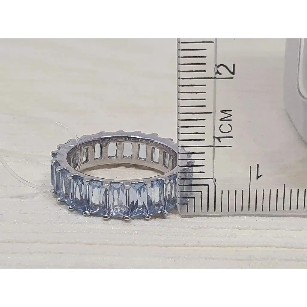 Срібне кільце Qvaliz з фіанітами. Артикул 90101388 17 - фото 5