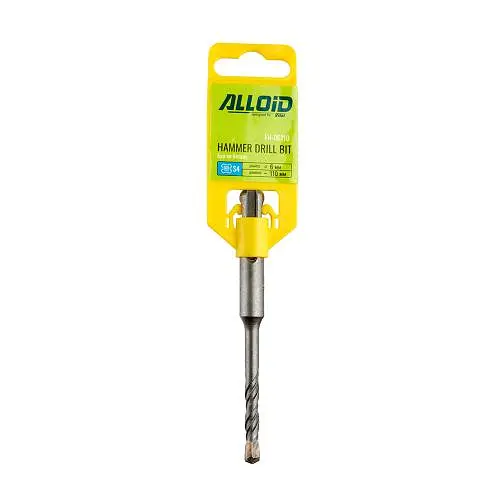 Бур по бетону Alloid SDS-plus S4 6x110 мм (FH-06110) - фото 3