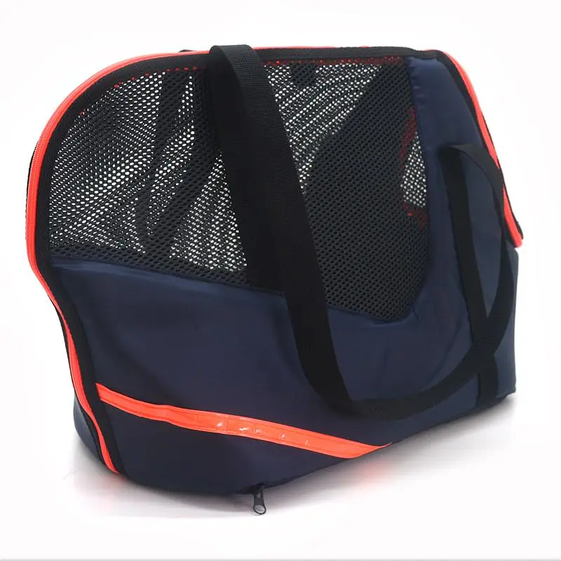 Сумка-переноска Zoo-hunt для котів та дрібних собак Спорт синя №0 23х35х31 см - фото 6