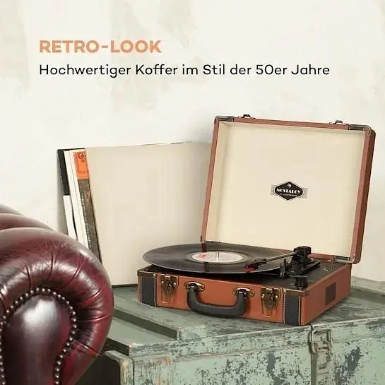 Проигрыватель винила Auna Jerry Lee BT (10032869) - фото 2