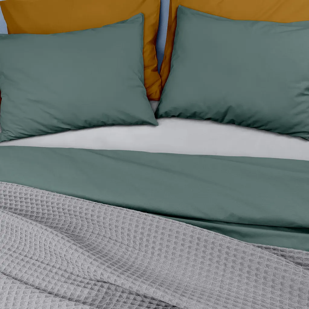 Плед покривало Cosas Smoky Greek Waffle 240х260 см вафельне (Blanket_36Smoky_GreekWaffle_240x260) - фото 3