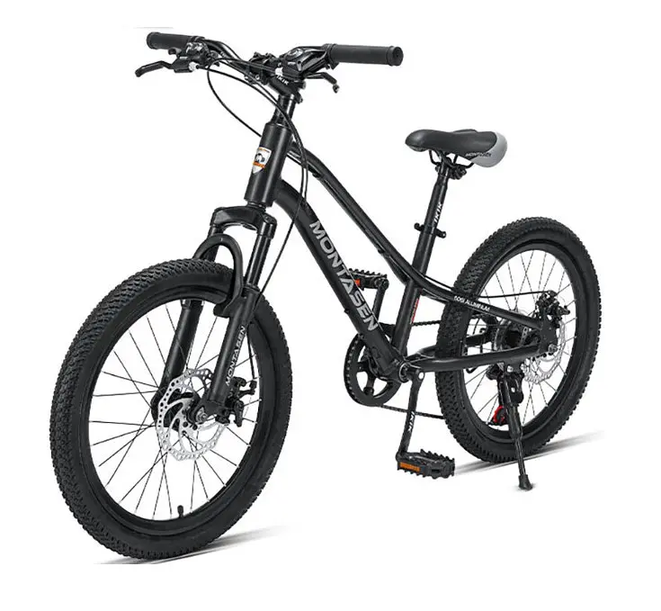Велосипед 20 дюймов детский Montasen Mountain bike 20" AB03 черный - фото 3