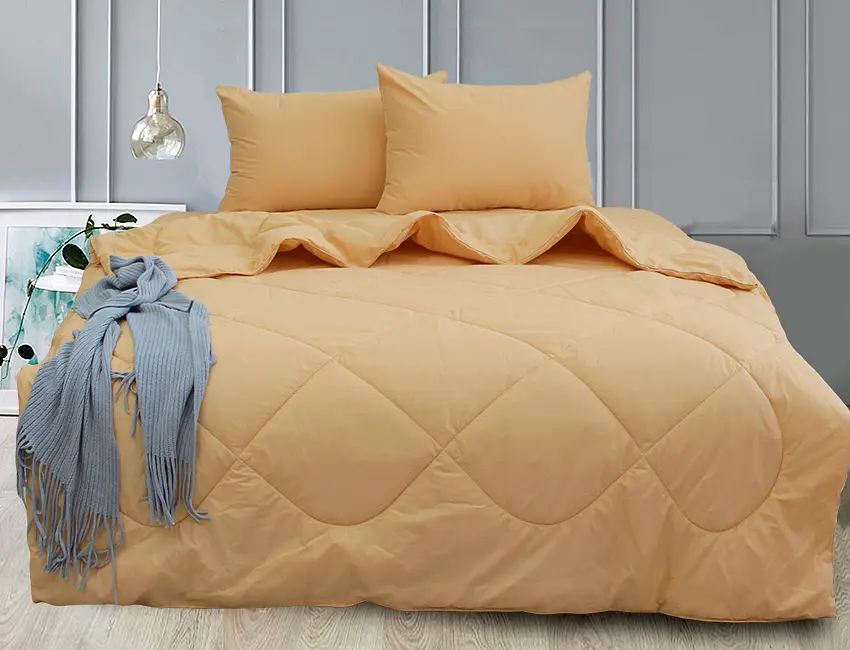 Комплект постільної білизни (Apricot Cream) 1,5-спальний TAG tekstil pbe0028655