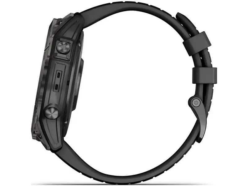 Смарт-годинник Garmin Epix Pro Gen 2 Sapphire 51mm Carbon G. DLC Tit. with Black Band (010-02804-00/01) - фото 2