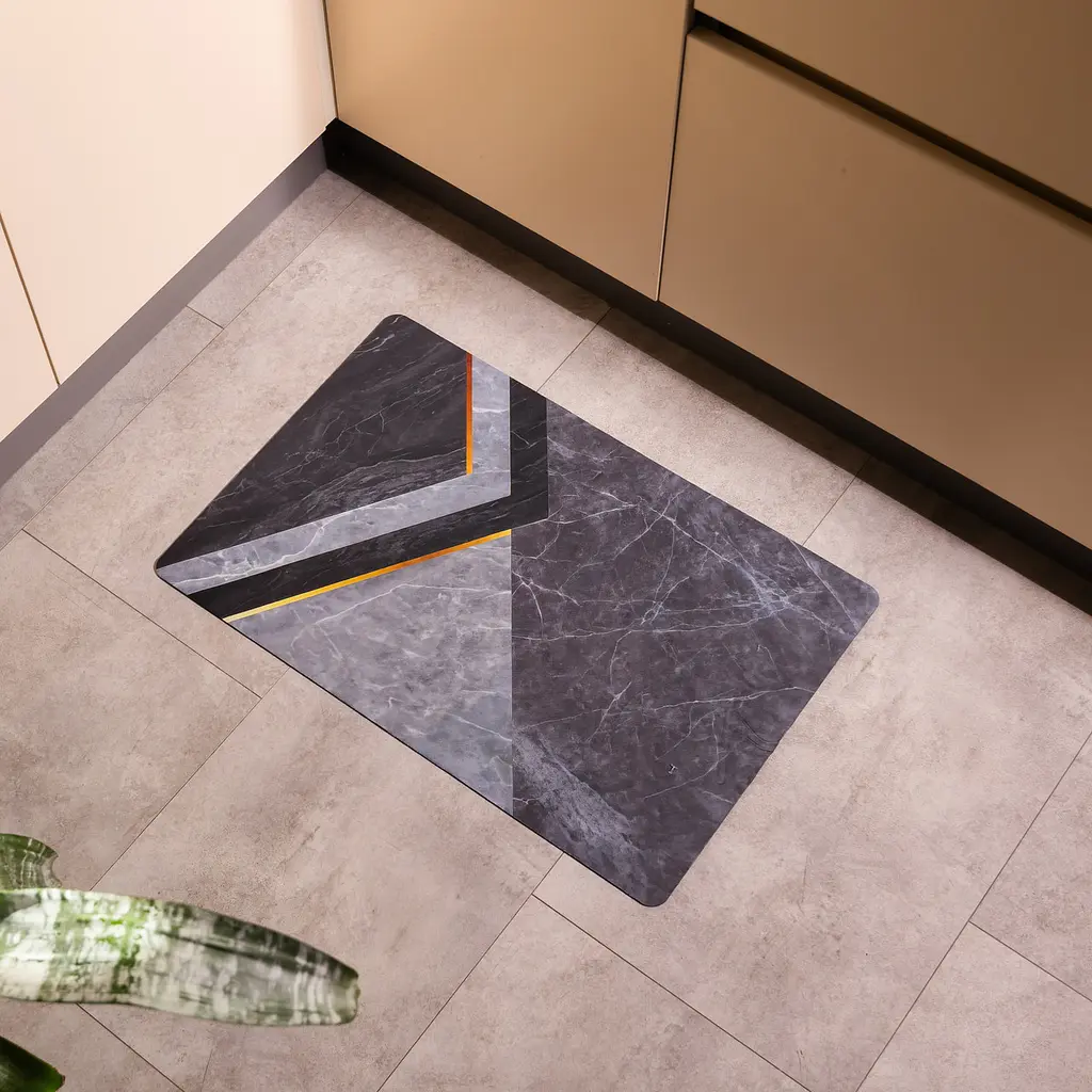 Килимок для ніг 58*38 см із геометричним малюнком Yiwu HP-42-85 - фото 2