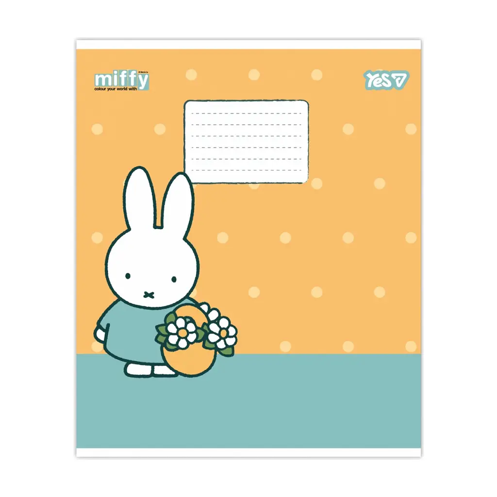Зошит Yes My Miffy А5 12 аркушів коса лінія (768653), в асортименті - фото 4