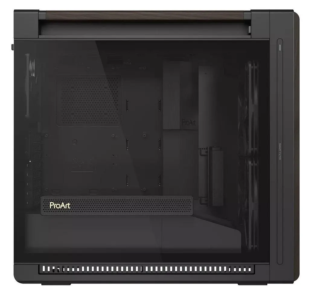 Корпус ASUS ProArt PA602 Walnut Wood Tempered Glass Modern Black (90DC00J0-B09030) Без БП - фото 10