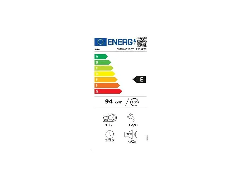 Встраиваемая посудомоечная машина Beko BDIN 14320 - фото 5