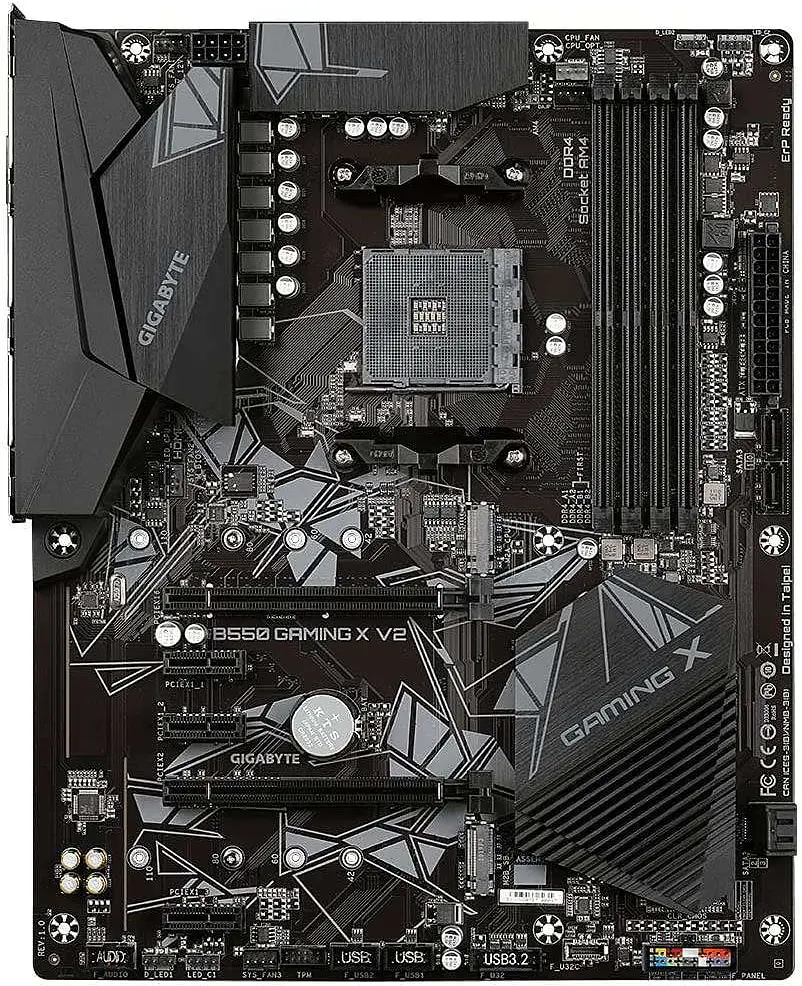 Материнская плата Gigabyte B550 Gaming X V2 (B550 GAMING X V2) (Socket AM4, AMD B550, ATX) Б/у - фото 2