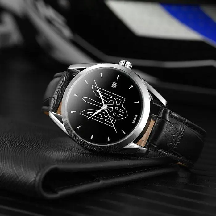 Чоловічий наручний годинник Besta pyzub Leather - фото 9