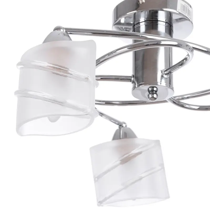 Люстра потолочная Brille для коридора E14 40W CH (LK-519C/3) - фото 6