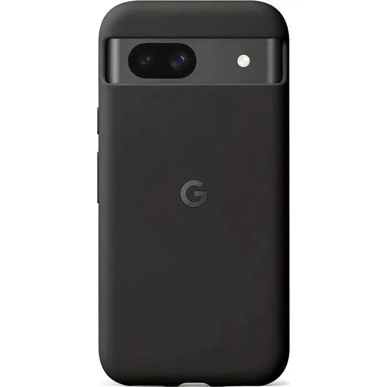 Силиконовый противоударный чехол Google Silicone Case для Google Pixel 8a Obsidian Black GA05487 - фото 2