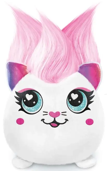 Набор Diy Airbrush Plush - Hair'iffic "Сделай прическу - Серденька" с игрушечным аэрографом (AIR040/2) - фото 3