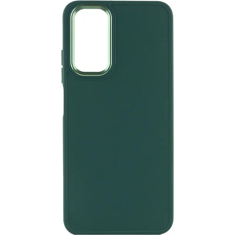 TPU чохол Bonbon Metal Style для Samsung Galaxy A14 4G/5G Зелений / Army green - фото 2