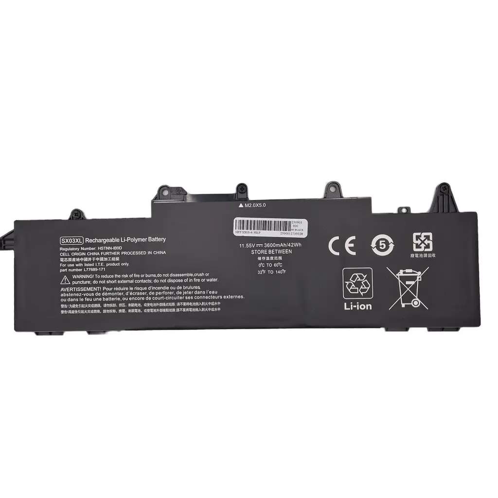 Акумулятор SX03XL для HP ProBook x360 435 G7, 435 G8, 435 G9 (11.55V 3600 mAh) - фото 2