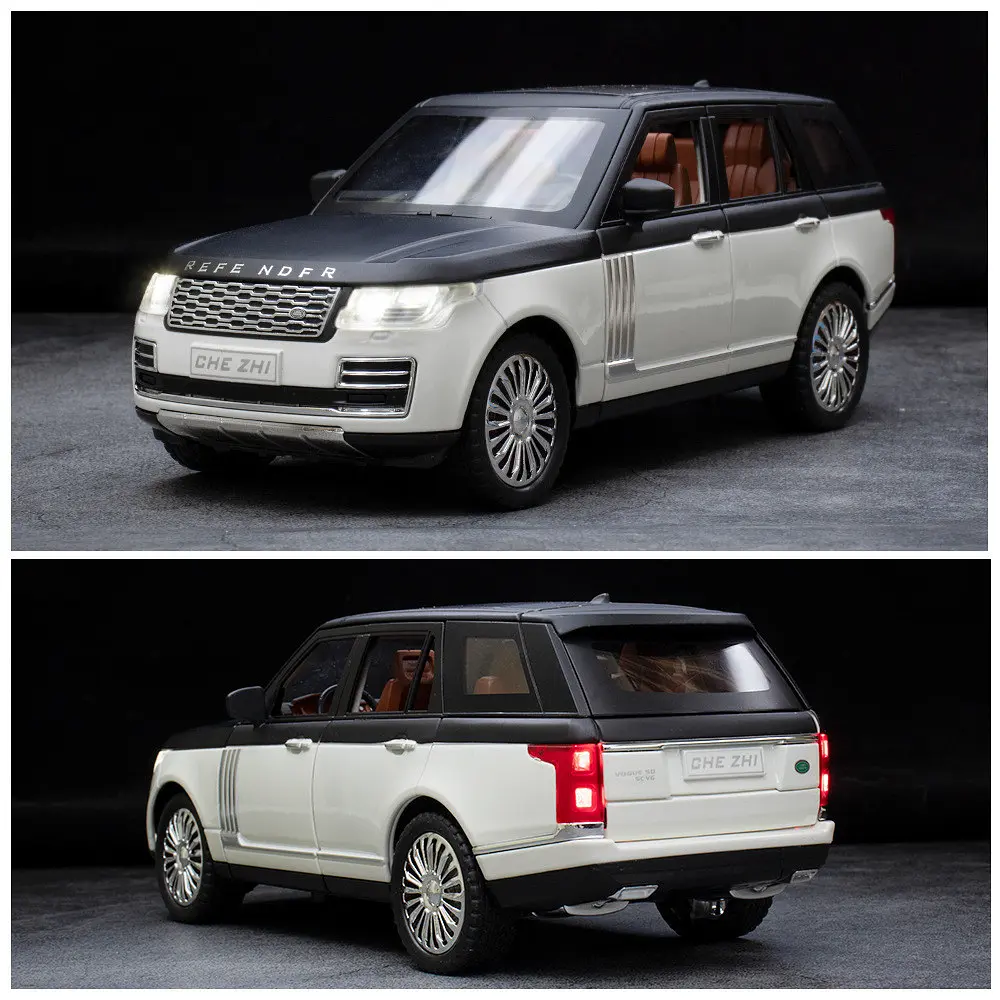 Колекційна металева модель позашляховика АвтоЕксперт Range Rover з інерцією, світлом та звуком 1:24 - фото 8