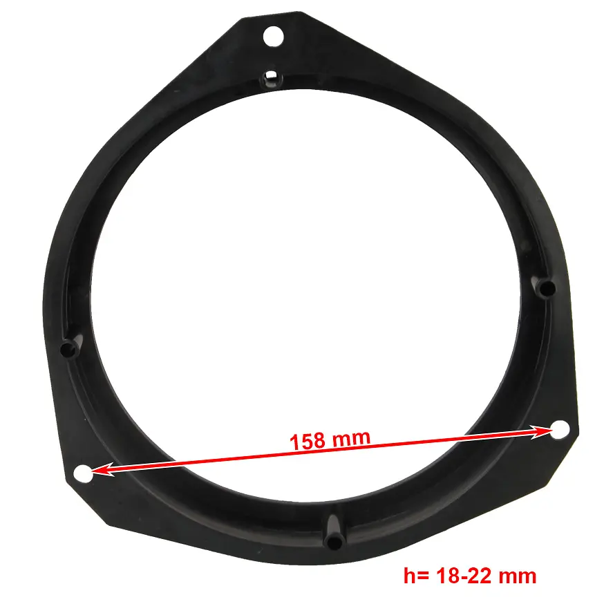 Проставки під динаміки 165 мм / 6.5" Carav 14-033 для автомобілів Alfa Romeo, Dacia, Fiat, Nissan, Opel - фото 3