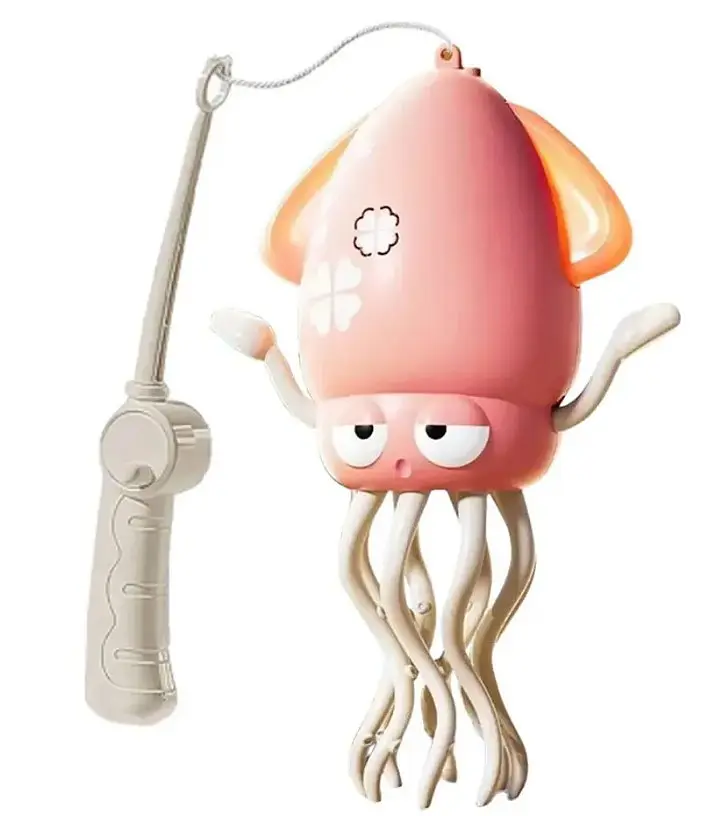 Танцюючий восьминіг Squid Electric Dance музична іграшка для дітей Рожевий - фото 6