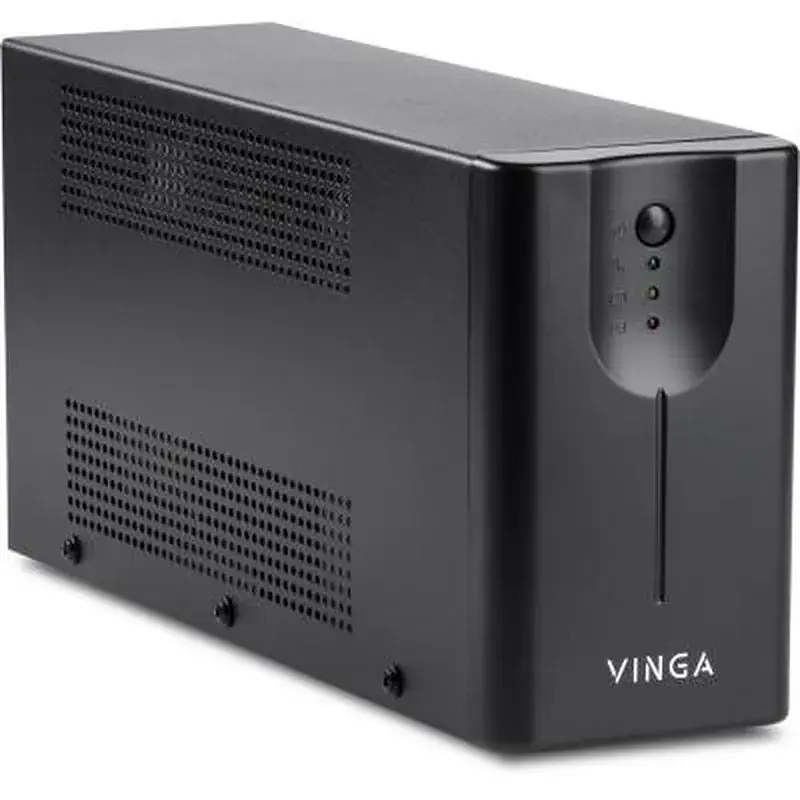 Пристрій безперебійного живлення Vinga LED 800VA metal case (VPE-800M) - фото 2