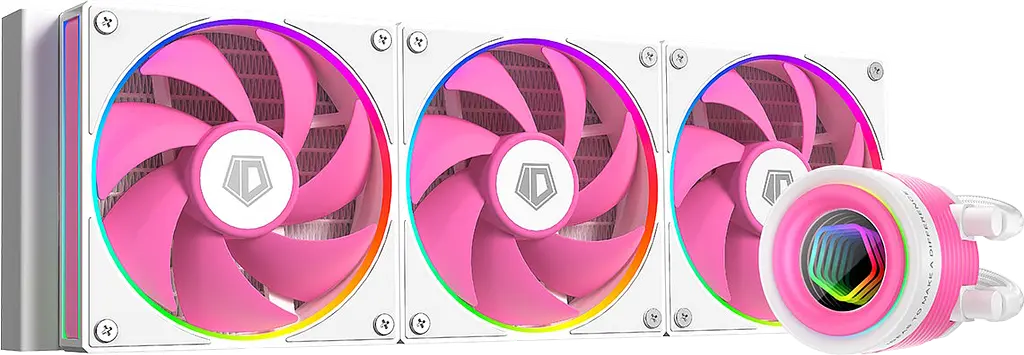 Водяне охолодження ID-Cooling FX360 INF ARGB Pink - фото 4