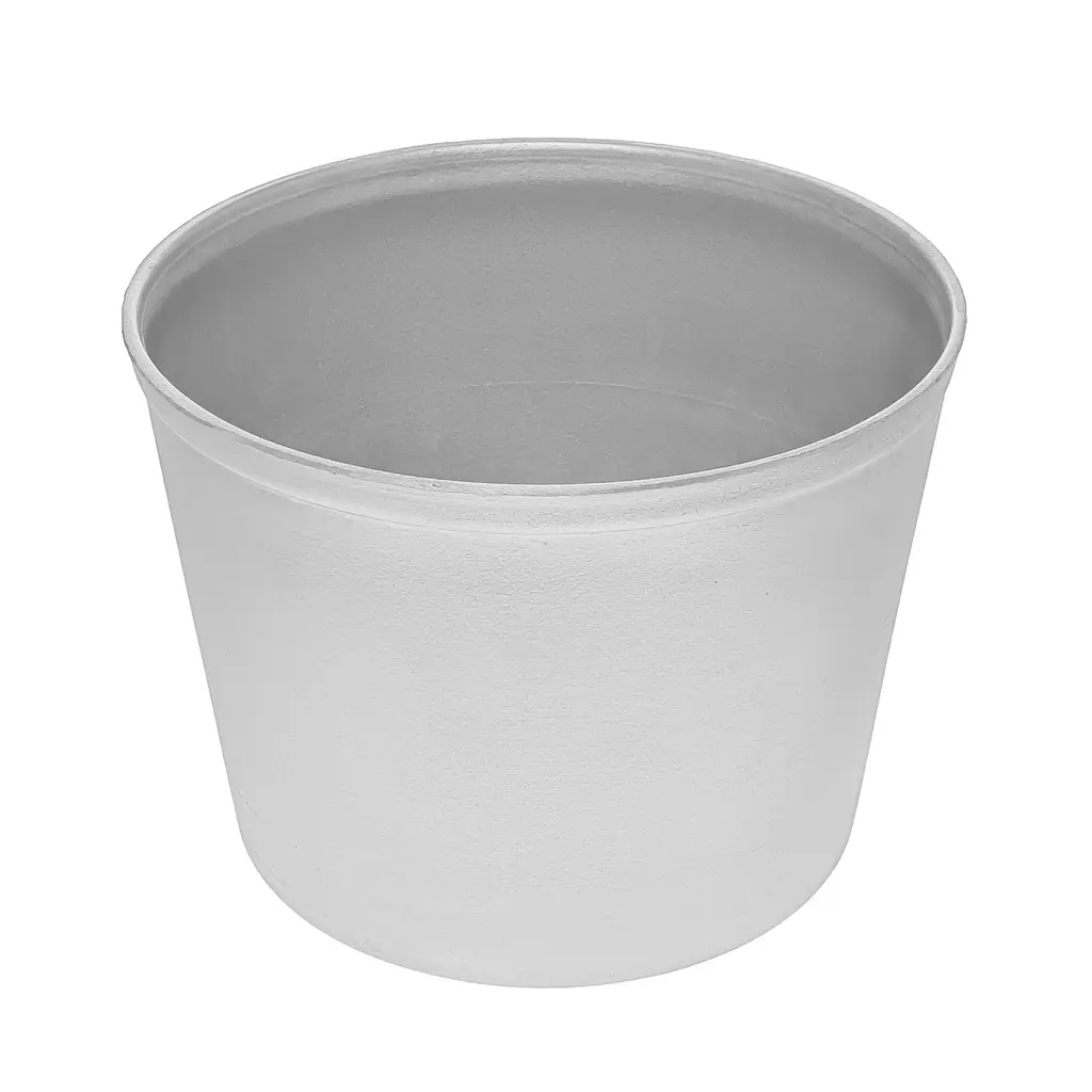 Набір з 5 форм алюмінієвих литих для випікання пасок, великодніх кулічів, хліба та кексів з посиленим бортиком по краю, 1 л Сірий 88383 - фото 8