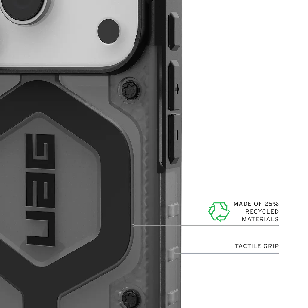 Чохол протиударний UAG Pathfinder MagSafe для iPhone 17 Pro Max (6.9") Clear Ash 114552113140 - фото 10