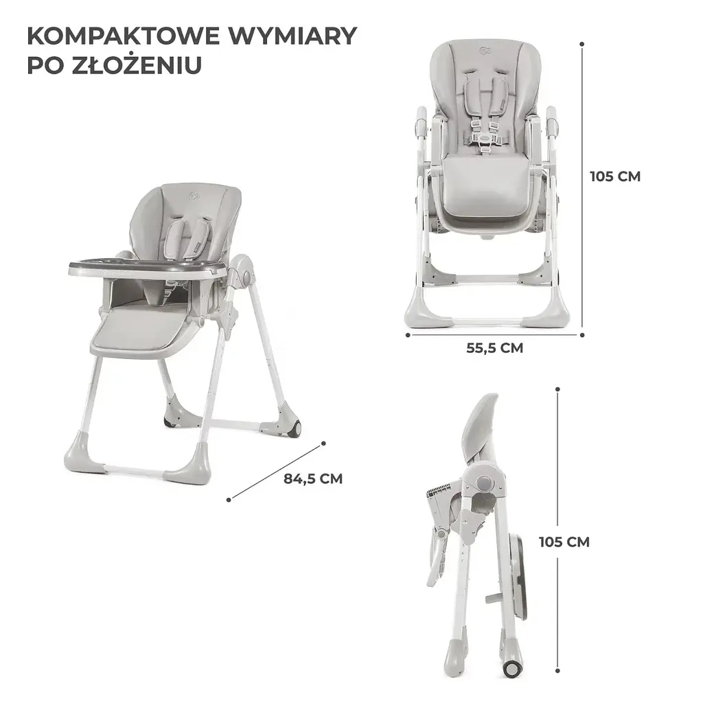 Стульчик для кормления Kinderkraft Yummy Pink (5902533906277) - фото 11
