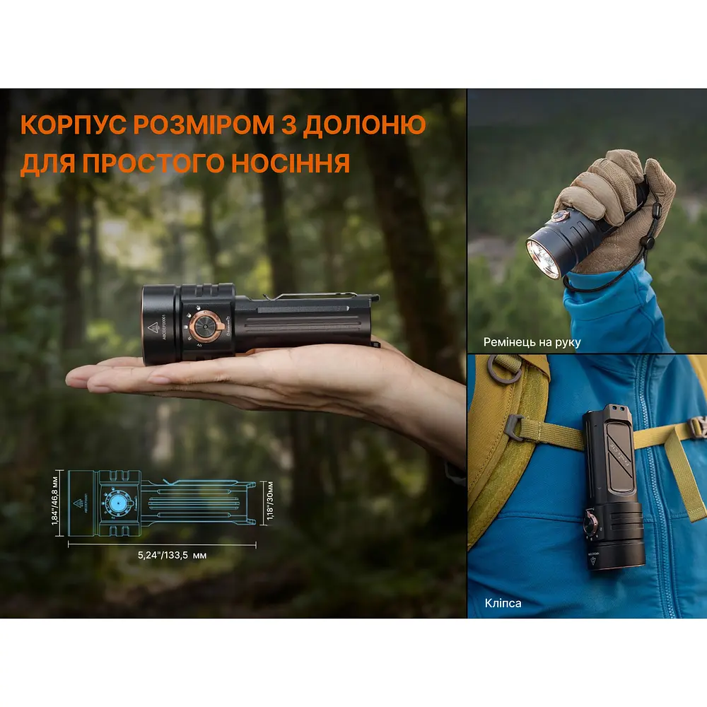 Ліхтар ручний Fenix C16 - фото 21