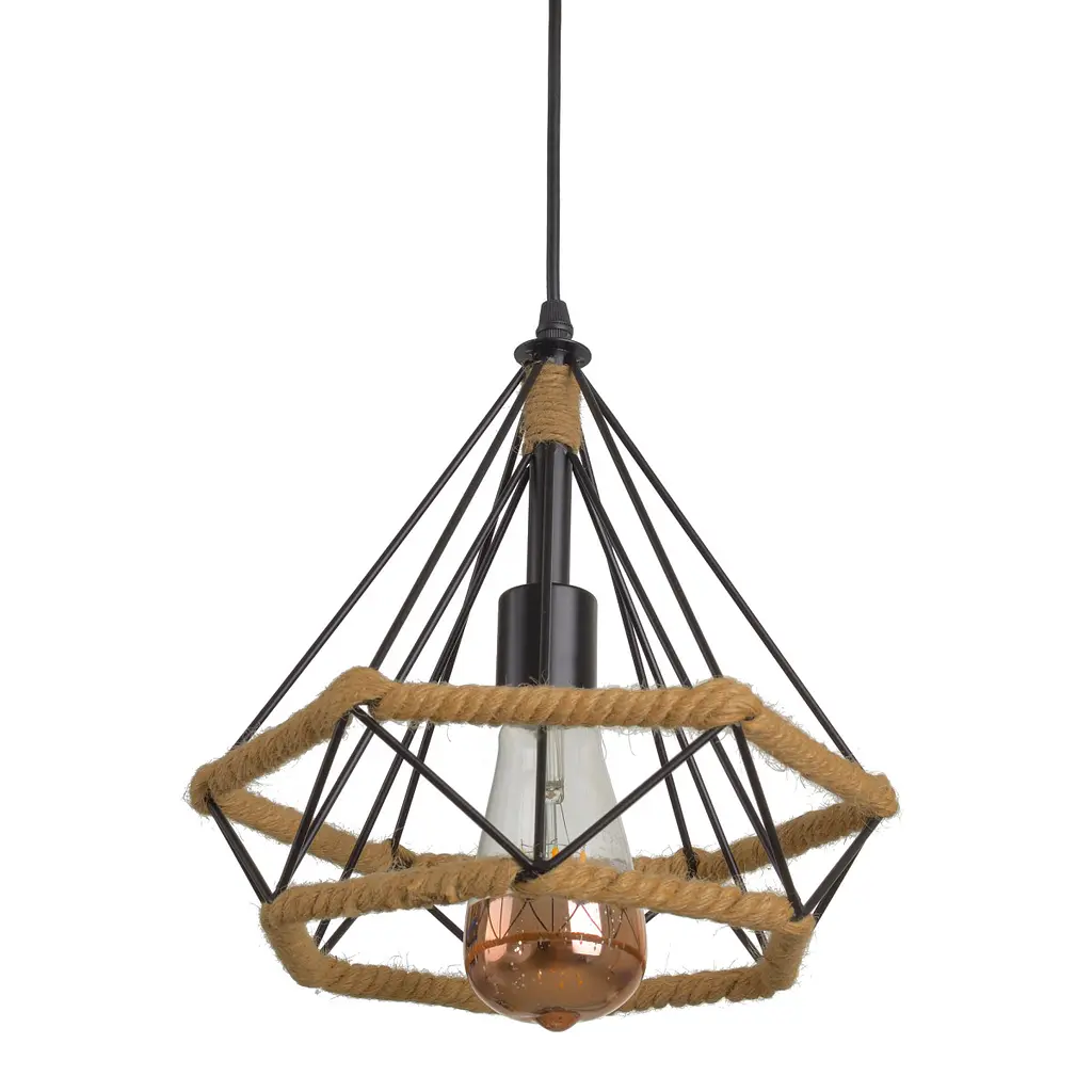 Люстра подвесная Brille E27 60W BK (BL-981S/1) - фото 6