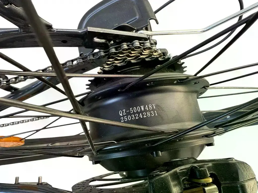 Електровелосипед Crosser E-LIT 26 дюймів (500W/48V/20Ah) з кошиком Чорний - фото 8