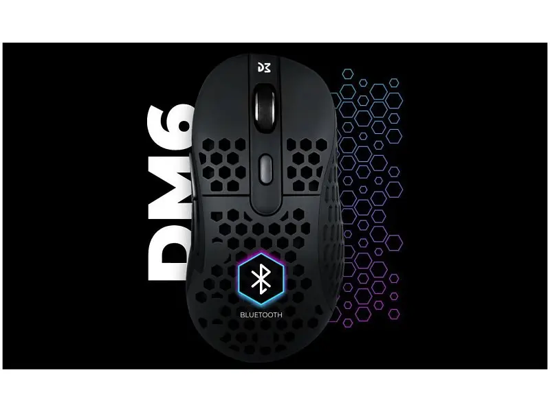 Миша Dream Machines DM6 HOLEY Trio Black (DM6_HOLEY_TRIO) - фото 8