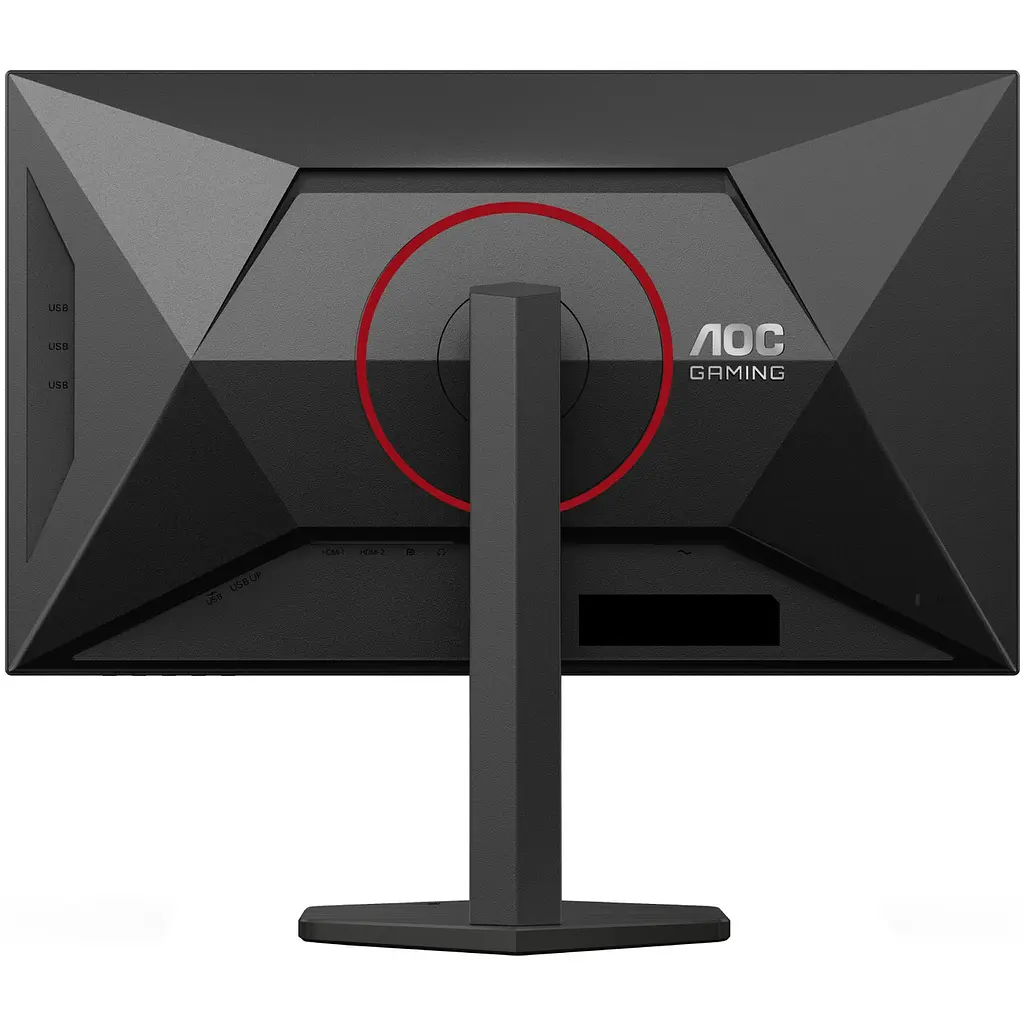 Монітор TFT 27 AOC Q27G4SRU, QHD, Fast IPS, 320Hz, 1ms, 2xHDMI, DP, USB-хаб, HAS, чорно-червоний - фото 5