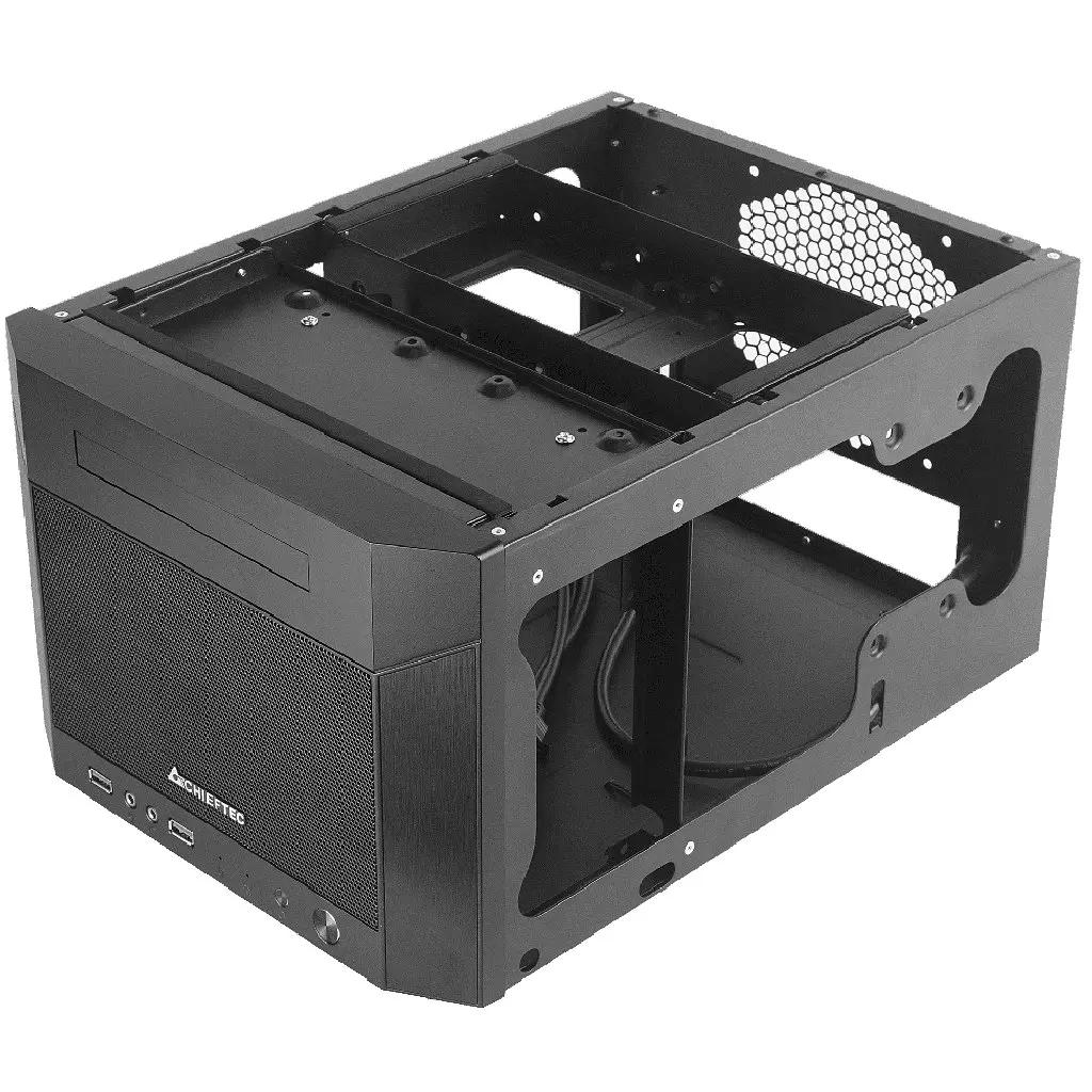 Корпус Chieftec PRO CUBE MINI CN-01B-OP miniITX, без Блок живлення, Чорний - фото 5