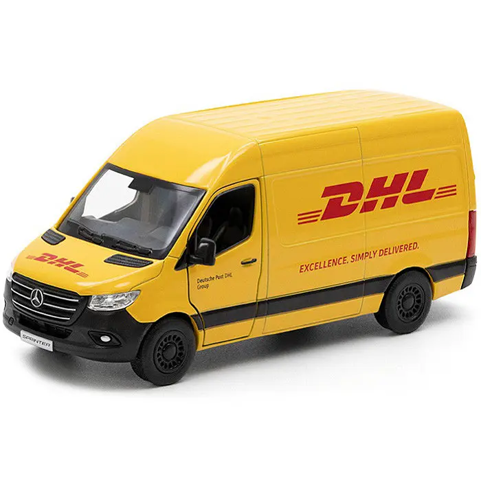 Металева машинка Mercedes-Benz Sprinter DHL Edition
