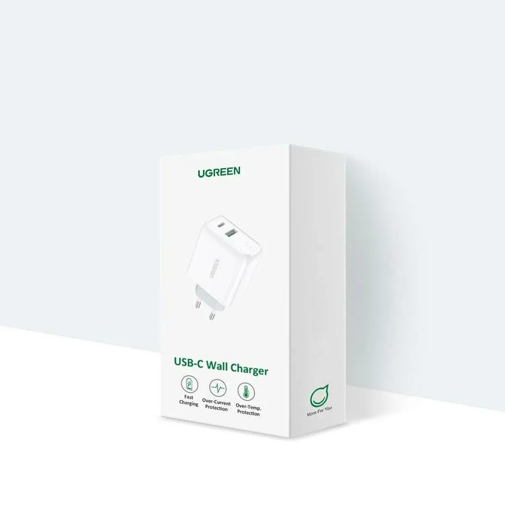 Зарядний пристрій UGREEN CD170 38W USB-C Wall Charger EU White UGR-60468 - фото 2