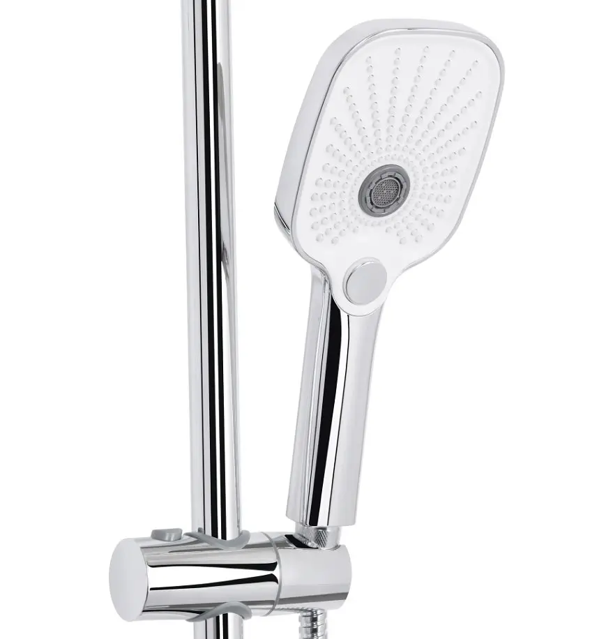 Душова система універсальна Qtap Gemini Chrome/White з виливом QTGEM111CRW45687 - фото 3