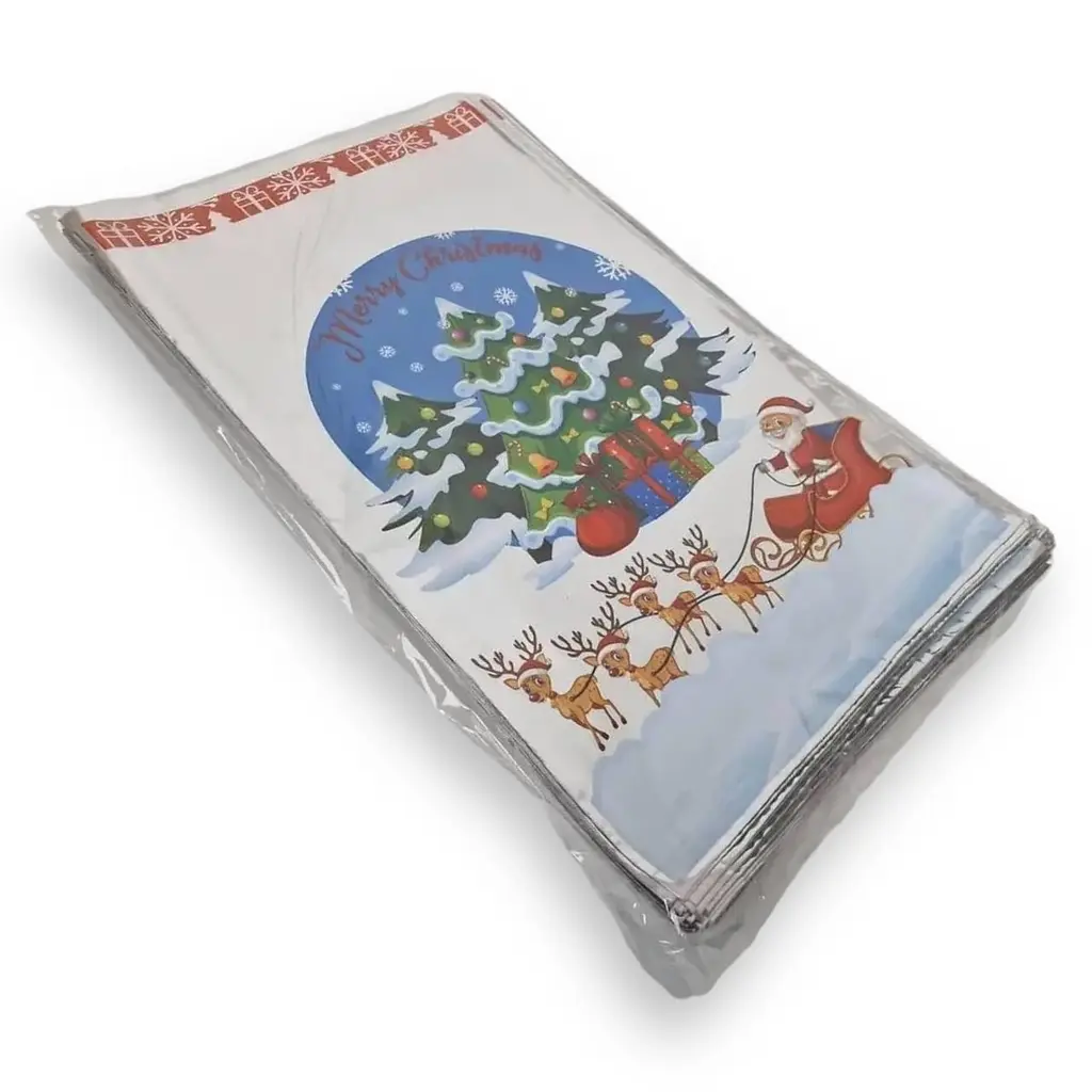 Упаковка новорічна для цукерок та подарунків (25x40) №20 Мerry christmas (100 шт) - фото 2